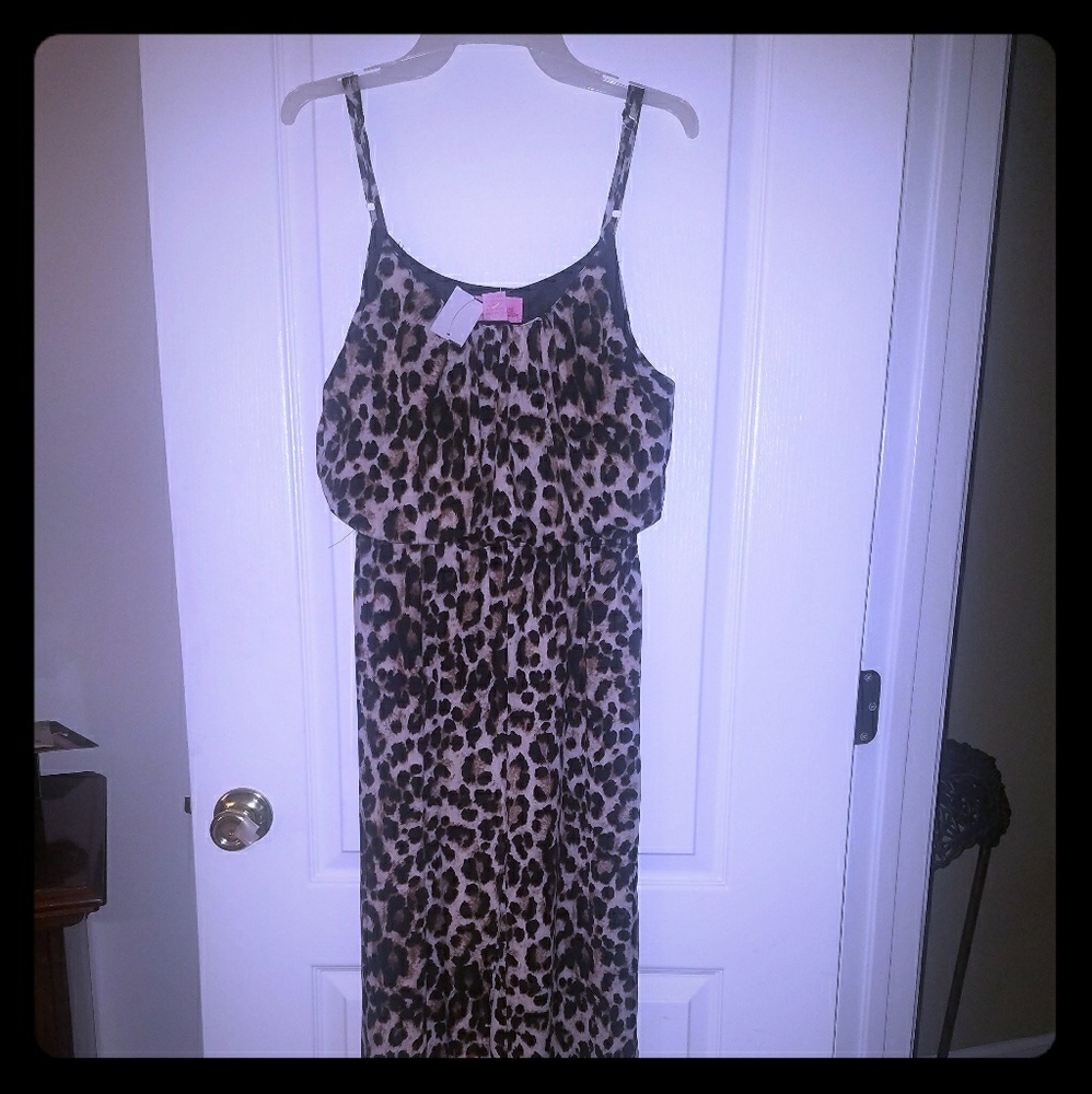 Animal print jumpsuit